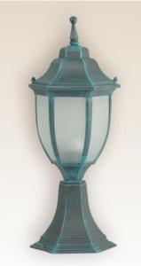 STALP DE EXTERIOR 45CM MODEL &quot;CAPRI 2&quot; VERDE ANTIQUE