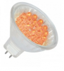 Bec spot led rosu 1.2w jcdr gu5.3 220v