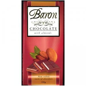 BARON ciocolata cu migdale 100g