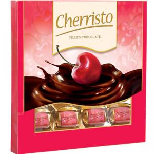 BARON Cherristo praline din ciocolata neagra cu crema de cirese 217g