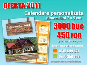 Calendare de buzunar 2011 - personalizate
