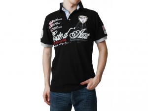 Polo GEOGRAPHICAL NORWAY - kiviera men ss black