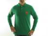 Tricouri Tricou Polo cu maneca lunga FRANK FERRY - ff02w green