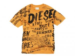 Tricou DIESEL KIDS - tee shirt taily mc orange