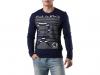 T-shirt maneci lungi calvin klein barbati - cmp 24n navy