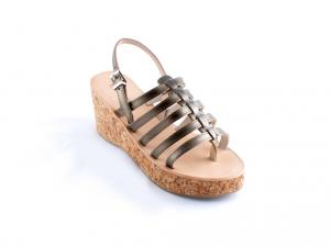 Pantofi cu Platforma LES TROPEZIENNES - menthe bronze