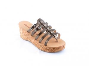 Pantofi Platforma LES TROPEZIENNES femei - houle bronze
