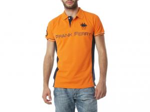 Tricou cu maneca scurta Polo FRANK FERRY barbati - ff54 orange
