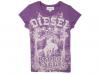 Tricou diesel kids fete - tee shirt trigori violet