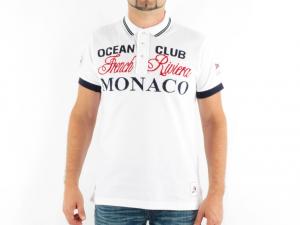 Tricou cu maneca scurta Tricou Polo GEOGRAPHICAL NORWAY - jarket men assor b white