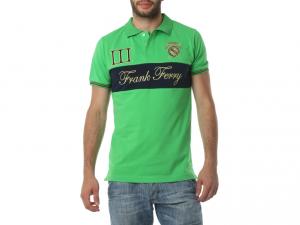 Tricou cu maneca scurta Tricou Polo FRANK FERRY barbati - ff57 green
