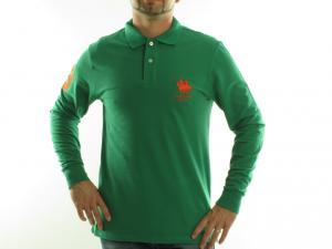 Tricouri Polo cu maneca lunga FRANK FERRY - ff02w green