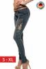 Blugi skinny cu talie joasa,