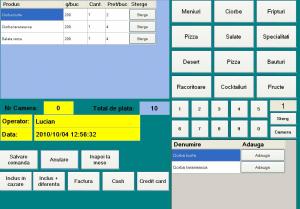 Sistem gestiune Restaurante, Pizerii, Fast food-uri, Cafenele, Baruri