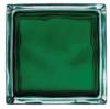 Caramida de sticla clara colorata prin injectare-verde