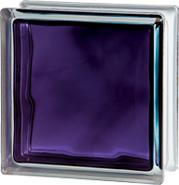 Caramida de sticla clara colorata prin injectare-Violet