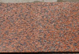 Placaj granit FEM YE ROSU, lucios, 60 x 60 x 1,4 cm