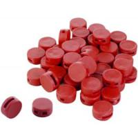 Pachet 1000 pastile sigilii plastic rosii 9 mm COM MARATON