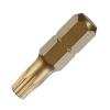 Bit profil torx&reg; 1/4" titanizat tin cvd lungime 25 mm din/iso 1173