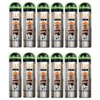 Bax 12 sprayuri cu vopsea fluorescenta verde 500 ml 141518/12 FLUO TP&trade; SOPPEC