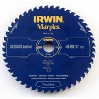 Panza circulara placata CMS si teflonata pentru lemn 250x2,5x30 Z48 ATB/N 1897456 IRWIN&reg; Marples&reg;