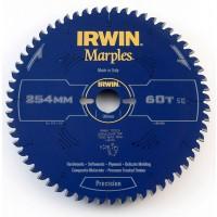 Panza circulara placata CMS si teflonata pentru lemn 254x2,5x30 Z60 ATB/N 1897460 IRWIN&reg; Marples&reg;