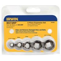 Set extractoare pentru suruburi rupte cu antrenare de 3/8" 5 piese 10504635 IRWIN