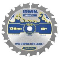 Panza circulara placata CMS WeldTech&trade; pentru lemn 136x1,8x10 Z18 ATB 1897390 IRWIN&reg;
