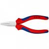 Cleste cu falci plate, scurte, late cromate 140 mm maner multicomponent 20 05 140 KNIPEX