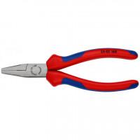 Cleste cu falci plate, scurte, late vopsite 160 mm maner multicomponent 20 02 160 KNIPEX