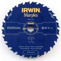 Panza circulara placata CMS si teflonata pentru lemn 250x3,2x30 Z24 ATB/P 1897474 IRWIN&reg; Marples&reg;