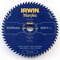 Panza circulara placata CMS si teflonata pentru lemn 250x3,2x30 Z60 ATB/P 1897476 IRWIN&reg; Marples&reg;