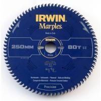 Panza circulara placata CMS si teflonata pentru lemn 250x3,2x30 Z80 ATB/P 1897477 IRWIN&reg; Marples&reg;