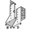 Set 25 saboti cu margini exterioare 200x240x2,5 mm SE200240 ALSAFIX