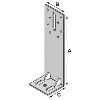 Pachet 100 coltare metalice pentru izolatie 180x60x54x2,5 mm EI18060525 ALSAFIX