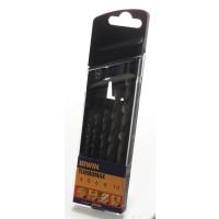 Set burghie cilindrice scurte pentru metal HSS Turbomax&trade; 4,0-10,0 mm 5 piese 10502234 IRWIN