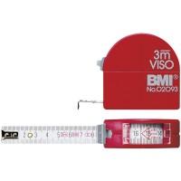 Ruleta 3 m cu fereastra de citire gradata VISO BMI