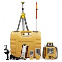 Laser rotativ fascicul rosu si afisaj LCD lucru la 800 m cu stadie, trepied si senzor utilaje RL-SV2S-KIT3 TOPCON