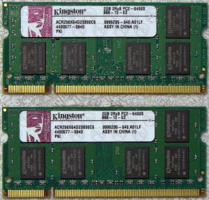 Memorie Laptop Kingston 2GB DDR2 800 MHz
