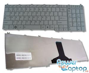 Tastatura Toshiba Satellite C675d argintie
