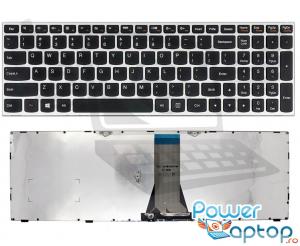Tastatura Lenovo 25214807  Rama Argintie