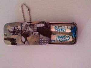 Sliding Star Wars tin with candy
