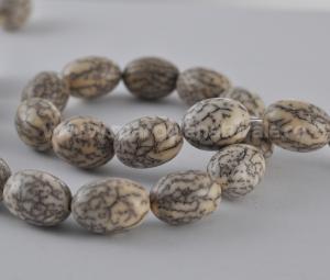 Margele ovale din seminte de Palmier (Salwag) 12*15mm