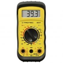 Multimetru digital Trotec BE47, Protectie CAT II 600 V /CAT III 300 V, Functie de testare dioda si baterie