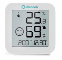 Termohigrometru de interior AlecoAir M24 Station, Diagrama de confort, Schimbarea modului de afisare