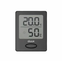 Termohigrometru Duux Negru, Ecran LCD, Indicatie de confort, Interval de detectare- 10 secunde