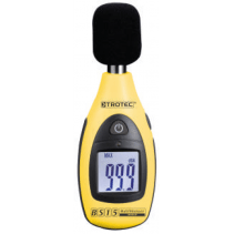 Sonometru TROTEC BS15, Domeniu de masurare: 40-130 dB, Timp de declansare: 125 ms, Deconectare automata