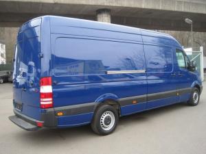 Transport marfa cu furgon sprinter din Pamplona spre Romania