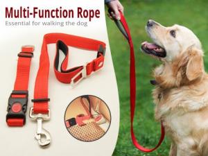 Lesa pentru caini ajustabila Multifunctional Dog Rope