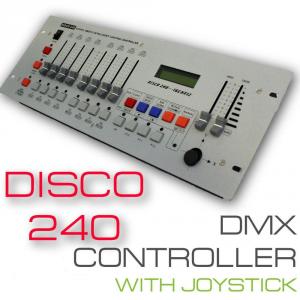 Controler disco cu joystick DMX 240